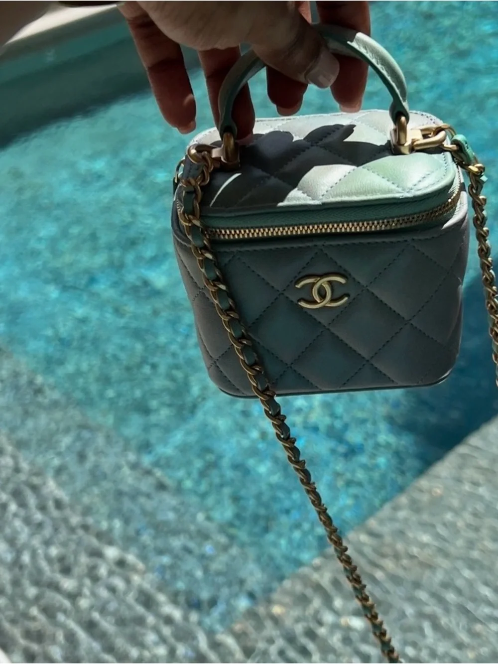 Chanel Green/Gray Vanity